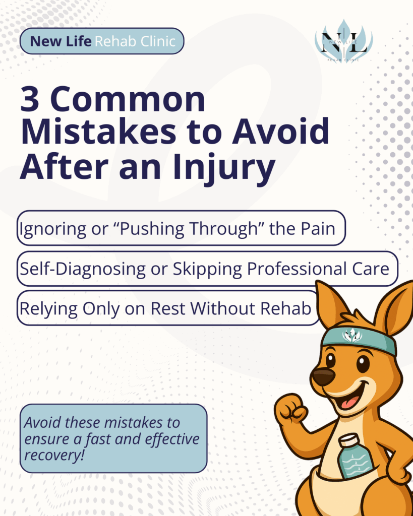 3 Common Injury Mistakes & Proper Recovery