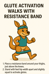 an exercise that activates the glutes to improve strength for runners