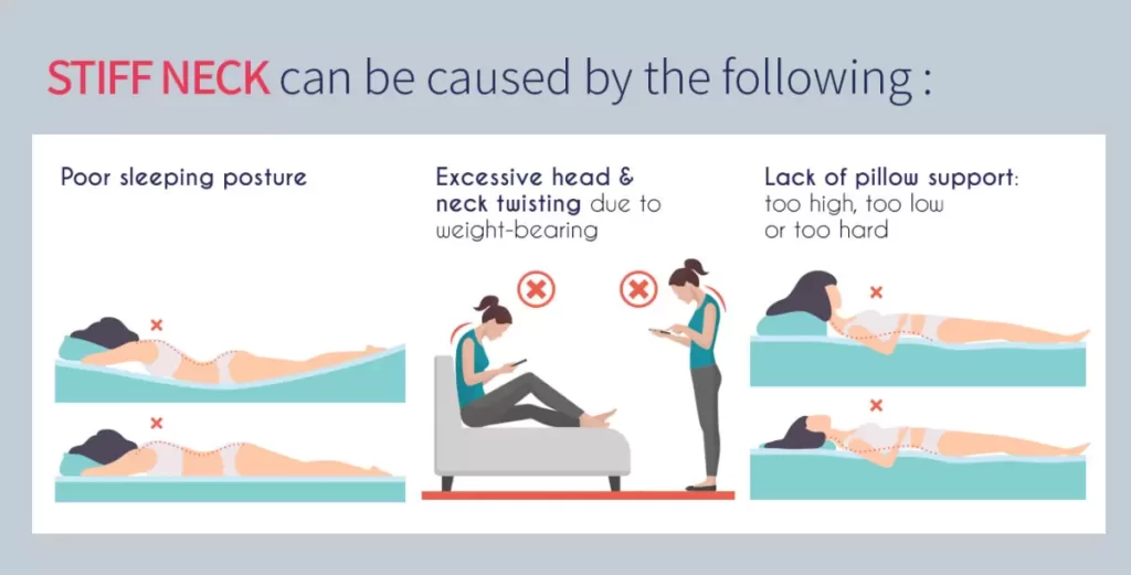 stiff neck causes